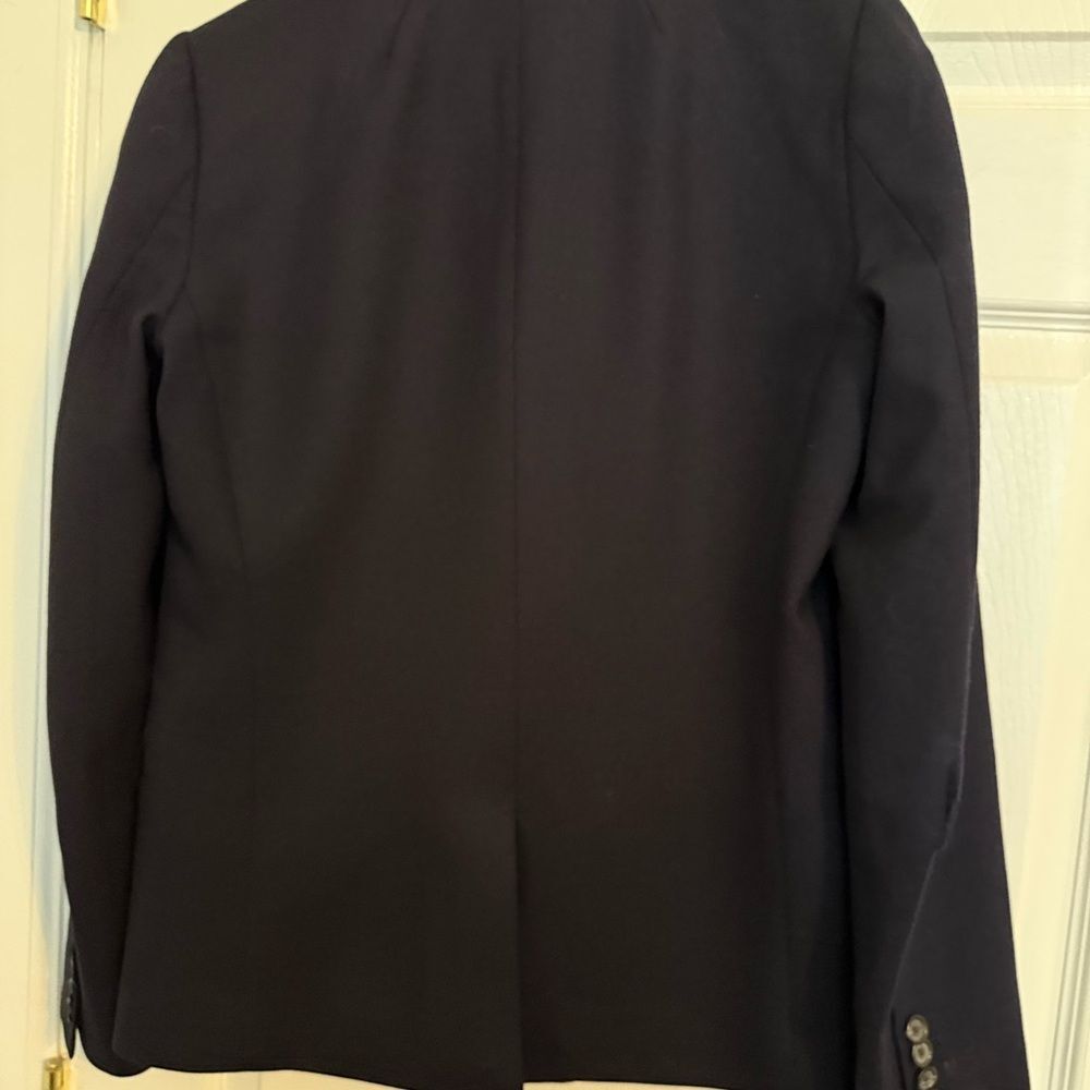 🖤 J.Crew Regent Blazer & Erwin Pearl Faux Turquoise Necklace Set – Size 4 flaw - Picture 12 of 15